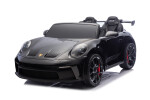 Mamido Elektrické autíčko Porsche 911 GT3 XXL | 24V14Ah | 4x200W | Pro 2 děti | Lakované černé
