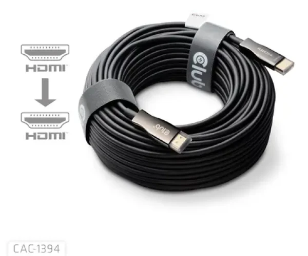 Club3D HDMI 2.1 aktivní optický 100m / Kabel HDMI / 8K 60Hz / 48 Gbit/s / eARC / HDR (CAC-1394)