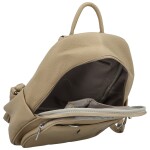 Trendy dámský koženkový kabelko-batoh Anizia, khaki