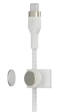 Belkin BOOST CHARGE Pro Flex / Kabel / USB-C na Lightning / Silikonový (CAA011BT2MWH)