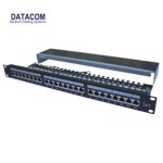 DATACOM Patch panel 24p. CAT6 / 1U / 3x8 / LSA / STP / 19 / černý s vyvázáním (5027121242)