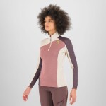 KARPOS W Federa Half-Zip W Fleece, Deco Rose/Oat/Huckleb. velikost: S
