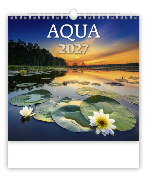 Nástěnný kalendář 2027 Helma Aqua