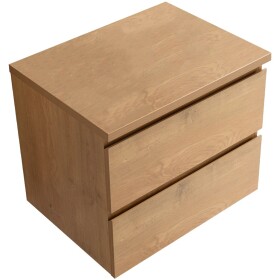 CERANO Koupelnová skříňka Carole + deska pod umyvadlo Navira Pro - 36 mm - dub medový - 70x51,6x46 cm