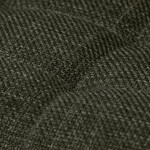 Židle jídelní, zelená látka, nohy černý kov