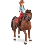 Schleich® Horse Club 42539 Zrzka Hannah pohyblivými klouby na koni