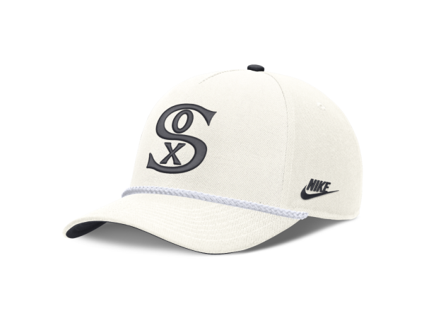 Nike Pánská kšiltovka Chicago White Sox MLB Cooperstown Rise Structured Cap 1976-85 Velikost: S/M