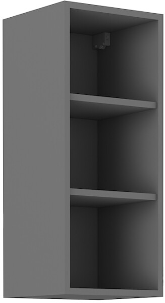 Horní policová otevřená skříňka 30 G-72 OTW Barva korpusu: Antracit