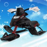 DBA Skibob MPN461 dětský sněžný skútr ski bob černá