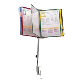 Djois stolní sloupek s upínacím svěrákem, výška 48-70 cm, šedý, 1 ks