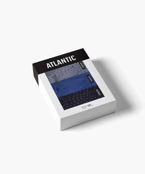 Kalhotky Atlantic 3MP-177 A'3 S-XL tmavě modrošedá M