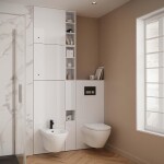 CERSANIT - Horní deska pro WC rám LARGA 76, bílá, FSC MIX70% SGSCH-COC-007574 S164-051