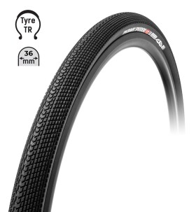 Plášť TUFO Gravel SPEEDERO 700 x 36C, bezdušový, černý