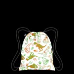 Pytlík na záda LOQI DINOSAUR Skeleton Reflective Mini