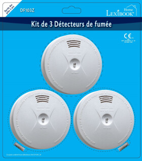 Lexibook 3x detektor kouře s bateriemi - Alltoys Lexibook