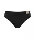 Pánské slipy GO Natural Brief C2P - BLACK - černé 0004 - SLOGGI BLACK S