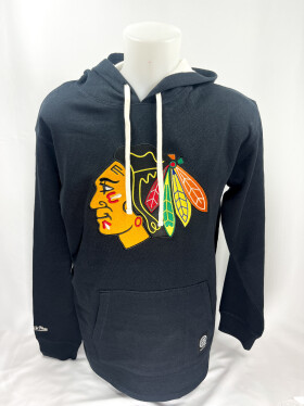 Mitchell Ness Pánská Mikina Chicago Blackhawks Thermal Lightweight Hoodie Current Logo Velikost: