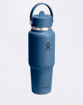 Hydro Flask Wide Mouth Travel Bottle with Flex Straw Cap (946 ml) Harbor Blue