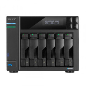 Asustor Lockerstor 6 Gen2-AS6706T / 6x 3.5 SATA / 4x M.2 NVMe / Celeron N5105 2.0GHz / 8GB RAM / 8GB eMMC / 2x 2.5GLAN (UAS6706T)