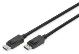 Digitus DisplayPort 3 m / Kabel / DP/M - DP/M / se zámkem / UHD 8K / verze 1.3/1.4 (AK-340106-030-S)