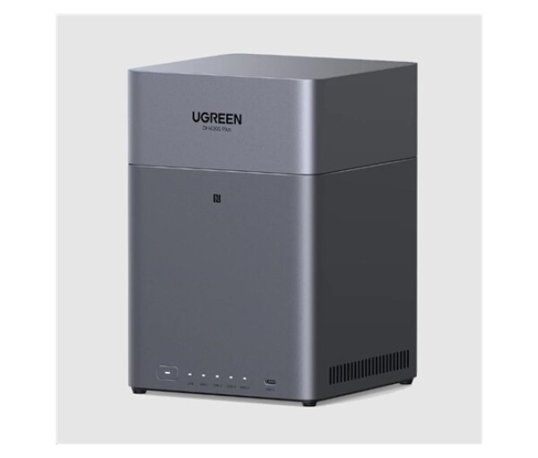 UGREEN NASync DH4300plus (2x4C/RockchipA76+A55/2,0GHz/8GBRAM/4xSATA/1x2,5GbE/2xUSB3.2/1xUSB-C/HDMI) EDF_1146498