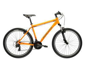 KROSS HEXAGON 1.0, rám 14" (XS), model 2026 pneu 26", barva oranžová/grafitová - ZDARMA dopravné, odborná montáž, seřízení a sada světel! (Záruka nejlepší ceny. Nalezli jste někde lepší cenu? Napište nám a zkusíme ji trumfnout! )