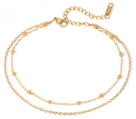 ELENYS Linea – pozlacený náramek 18K žluté zlato Délka náramku: 22+5 cm / max. 27 cm