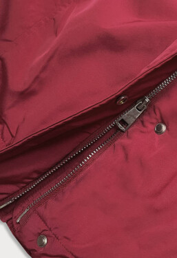 Červená dámská zimní bunda (M21309) odcienie czerwieni