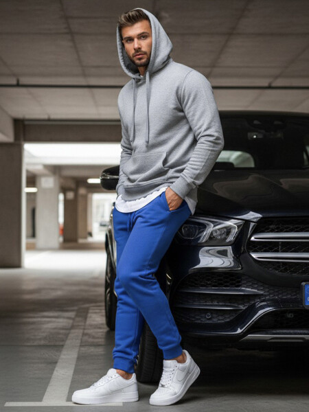 Modré pánské tepláky FashionStreet UX2710 XL