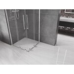 MEXEN/S - Velar Duo čtvercový sprchový kout 90 x 90, transparent, chrom 871-090-090-02-01