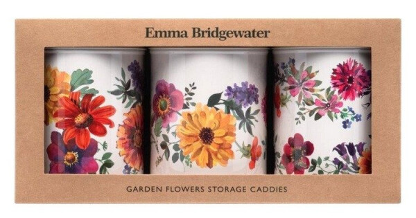 Plechovky kulaté 3ks Emma Bridgewater - Garden Flowers