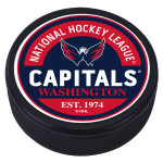 Mustang Puk Washington Capitals NHL Block Textured Puck
