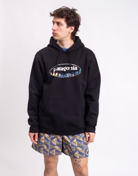 Patagonia M's '95 Oval Logo Uprisal Hoody Black: Kaleido L