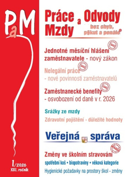 PaM 1/2026 Jednotné měsíční hlášení zaměstnavatele - nový zákon - Ladislav Jouza