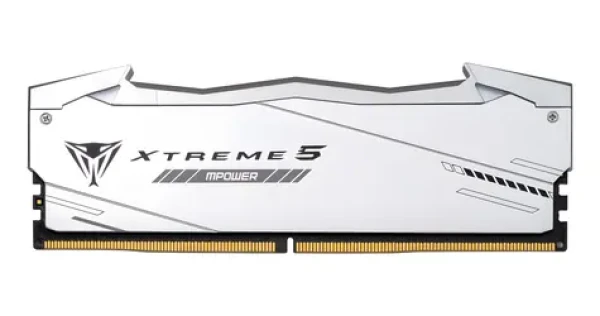 Patriot Viper Xtreme 5 RGB 48GB (2x24GB) 6400MHz stříbrná / Operační paměť / DDR5 / CL32 / XMP 3.0 (PVXR548G64C32KM)