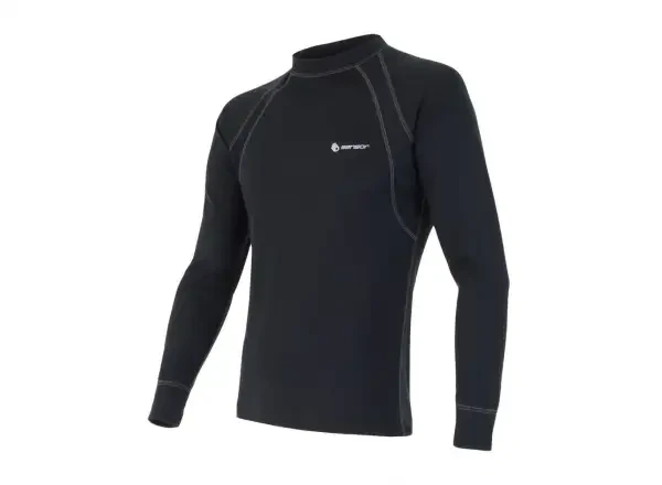 Sensor Double Face pánské triko dlouhý rukáv černá vel. XL