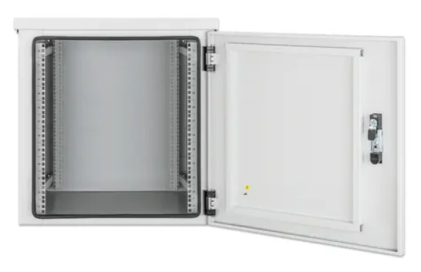 Intellinet 716109 šedá / Nástěnný rozvaděč / 9U / 19" / IP55 / 615x600x635 mm (716109)