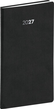NOTIQUE Diář 2027: Balakon - černý, kapesní, 9 x 15,5 cm