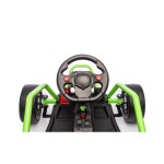 Mamido Elektrická driftovací motokára TORNADO 2x150W 24V zelená
