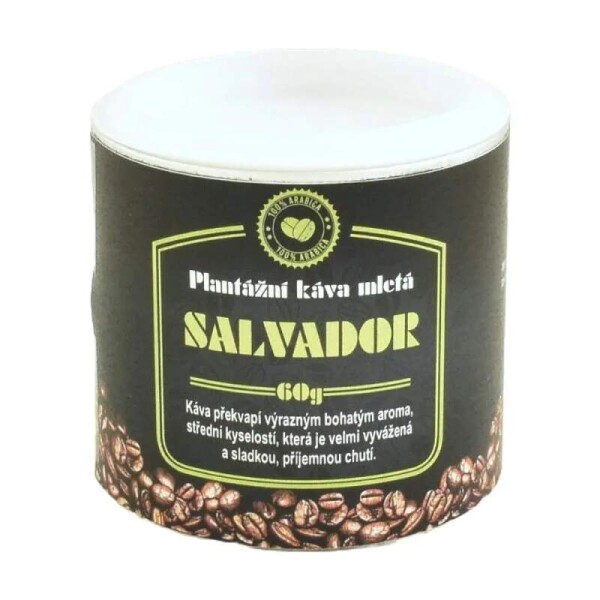 Káva mletá Salvador v dóze 60g (Sanny Tea)