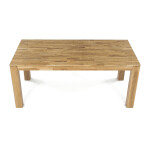 Jídelní stůl 180x90x75, masiv dub bílý, povrchová úprava olejem, nohy 10x10 cm