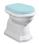 KERASAN - RETRO WC mísa stojící, 38,5x59cm, spodní odpad, bílá 101001