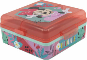 STOR Čtvercový Multi Box na svačinu Minnie Mouse (153879)