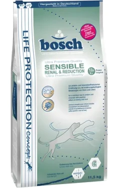 BOSCH LPC Sensible Renal Reduction 11,5 kg / Granule pro psy / nízkoproteinové / podpora ledvin / střední plemena