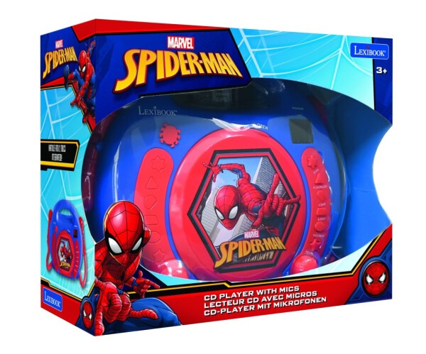 Lexibook CD přehrávač Spiderman se 2 mikrofony - Alltoys Lexibook