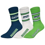 Pánské ponožky Seattle Seahawks NFL Team Set Crew (3 páry) Velikost: 43–46