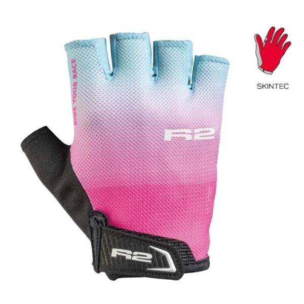 DĚTSKÉ CYKLISTICKÉ RUKAVICE R2 MISTRAL ATR65B, vel. 6Y (cílené gelové polstrování PROGEL)