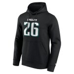 Fanatics Pánská mikina Philadelphia Eagles NFL Saquon Barkley #26 Player Hoodie Velikost: XL