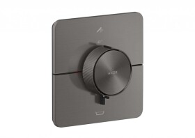 AXOR - ShowerSelect ID Termostatická baterie pod omítku, pro 2 spotřebiče, kartáčovaný černý chrom 36755340