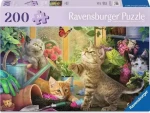 Ravensburger 120017356 Mazaná koťátka 200 dílků